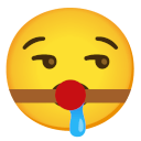 ball gag with confidence Slack emoji