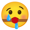 ball gag with nerves Slack emoji