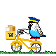 mailman bird Slack emoji
