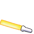 yellow glowstick Slack emoji