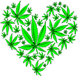 weed heart Slack emoji