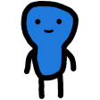 blue man Slack emoji