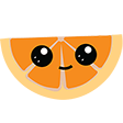 orange slice Slack emoji