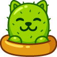 cactus cat Slack emoji