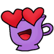 tea love Slack emoji