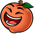 lul peach Slack emoji