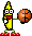 banana basketball hr Slack emoji