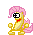 mlponydance pbj fluttershy Slack emoji
