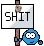 shit sign Slack emoji
