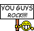 you guys rock Slack emoji