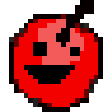 red apple Slack emoji
