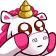 unicorn gimme Slack emoji