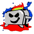 evil toaster Slack emoji