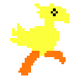 chocobo run Slack emoji