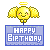 happy birthday angel Slack emoji