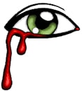 eye bleeding Slack emoji