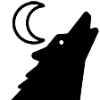 wolf howl Slack emoji