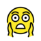 face scream Slack emoji