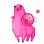 rainbow llama ride Slack emoji