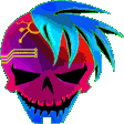 party skull Slack emoji