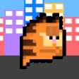 garfield running Slack emoji