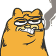 garfield smoking Slack emoji