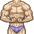 bodybuilder flex Slack emoji
