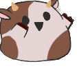 dancing cow Slack emoji