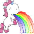unicorn puke Slack emoji