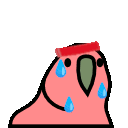 workout parrot Slack emoji