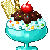 ice cream sundae Slack emoji