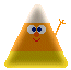 waving candy corn Slack emoji