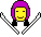 downhill ski Slack emoji