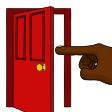door point Slack emoji
