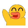 duck wave Slack emoji