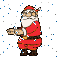dancing santa Slack emoji