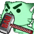 kitty ban Slack emoji