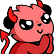 panda devil Slack emoji