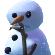 snowman think Slack emoji