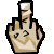 fuck you finger Slack emoji