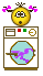 washing machine girl Slack emoji