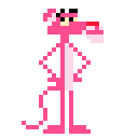 pink panther Slack emoji
