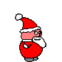 jumping santa Slack emoji