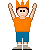 waving arms crown Slack emoji