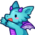 dragon hug Slack emoji
