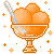 orange sherbet Slack emoji