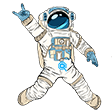 astronaut Slack emoji