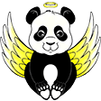 angel panda Slack emoji