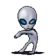 dancing alien Slack emoji