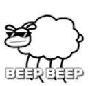 beep beep Slack emoji